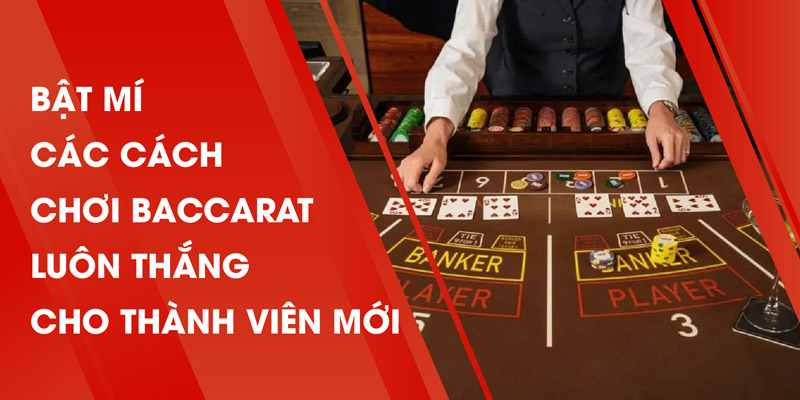 Bật Mí Các Cách Chơi Baccarat Luôn Thắng Cho Thành Viên Mới